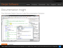 Tablet Screenshot of devjetsoftware.com
